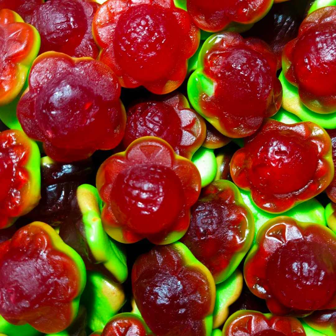 Jelly Filled Gummy Strawberries