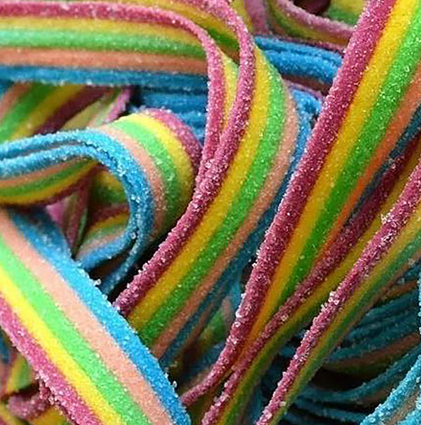 Super Sour rainbow straps