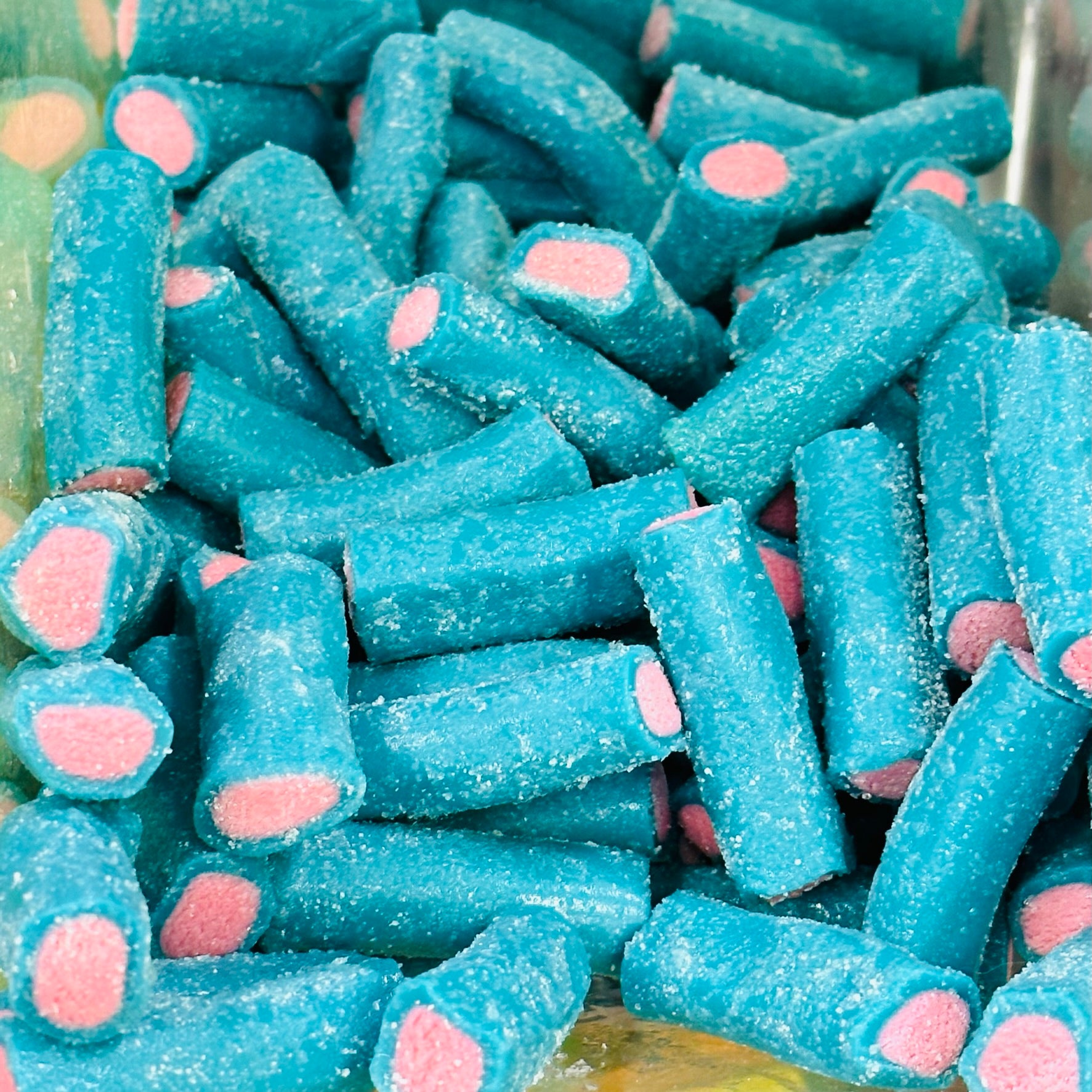 Mini Sour Raspberry Tubes