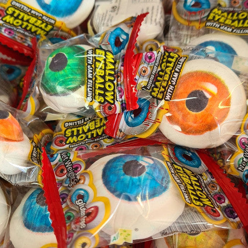 Mallow Eyeballs With Jam Filling
